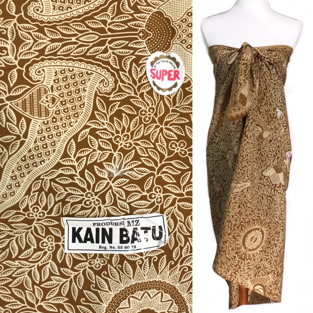 NEW Batik Sarong Swim Cover Up Shrug Bali Lotus